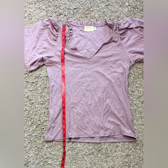 Nation LTD Lavender Prima Cotton T-Shirt - Picture 4 of 6